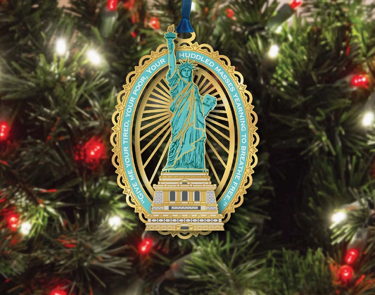 Statue of Liberty Brass Ornament - NY Gift Boutique