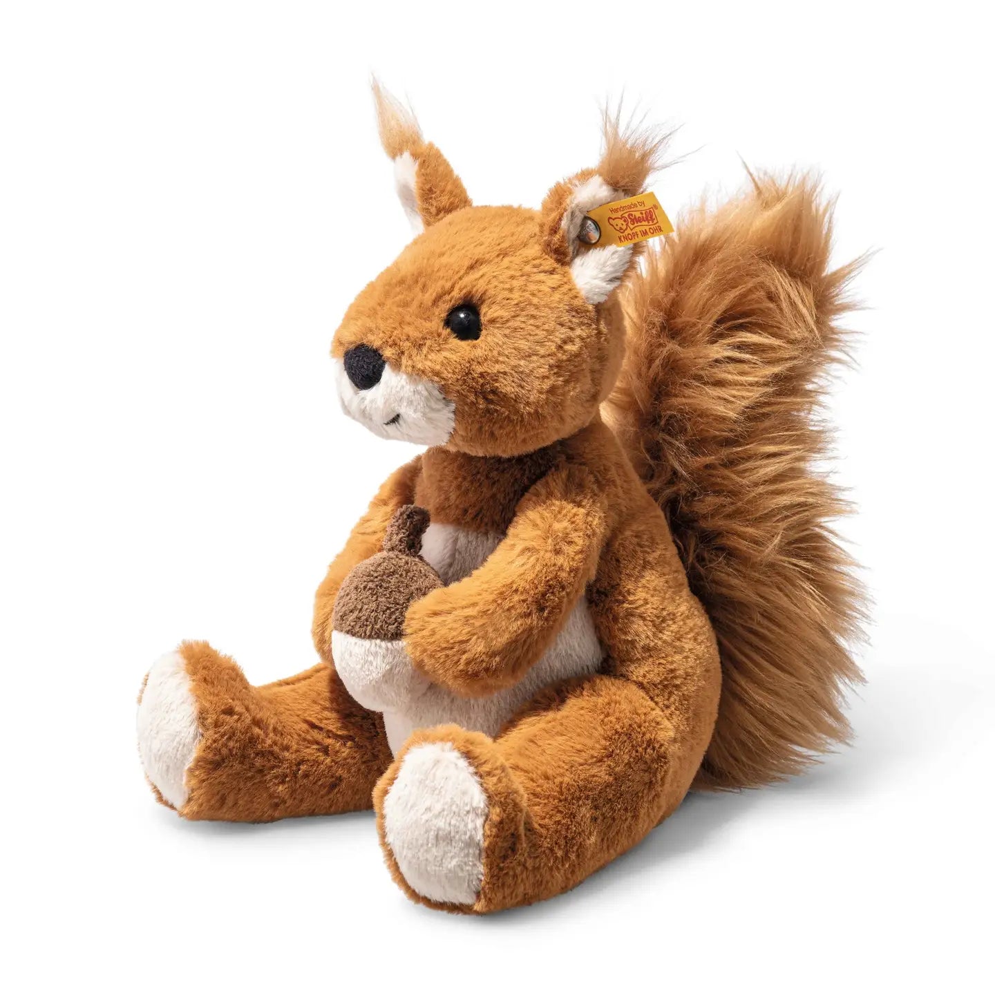 Steiff Phil Squirrel Stuffed Plush Animal, 8 In