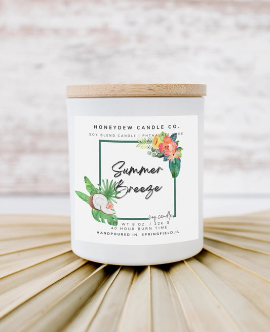 Summer Breeze 8oz Candle