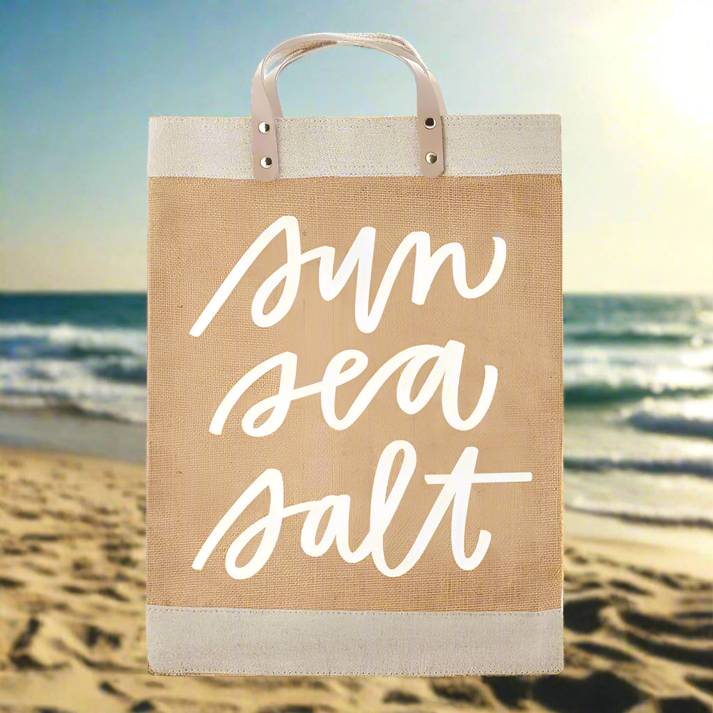 Sun Sea Salt  - Jute Market Tote