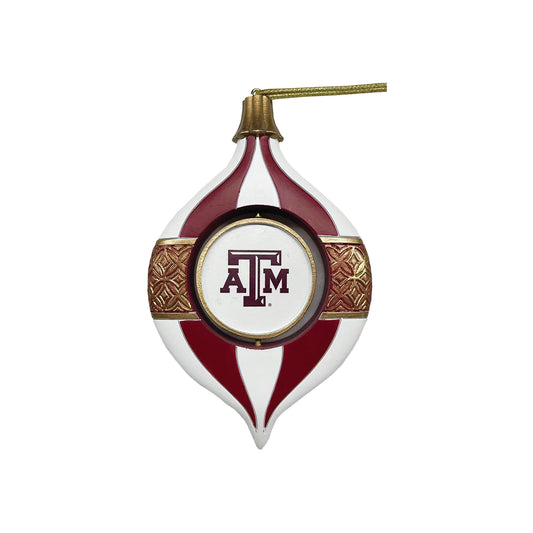 Texas A&M 5.5" Spinning Bulb Holiday Ornament