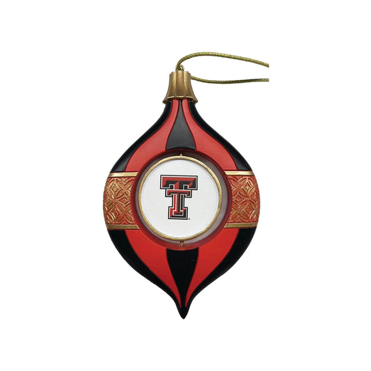 Texas Tech 5.5" Spinning Bulb Holiday Ornament