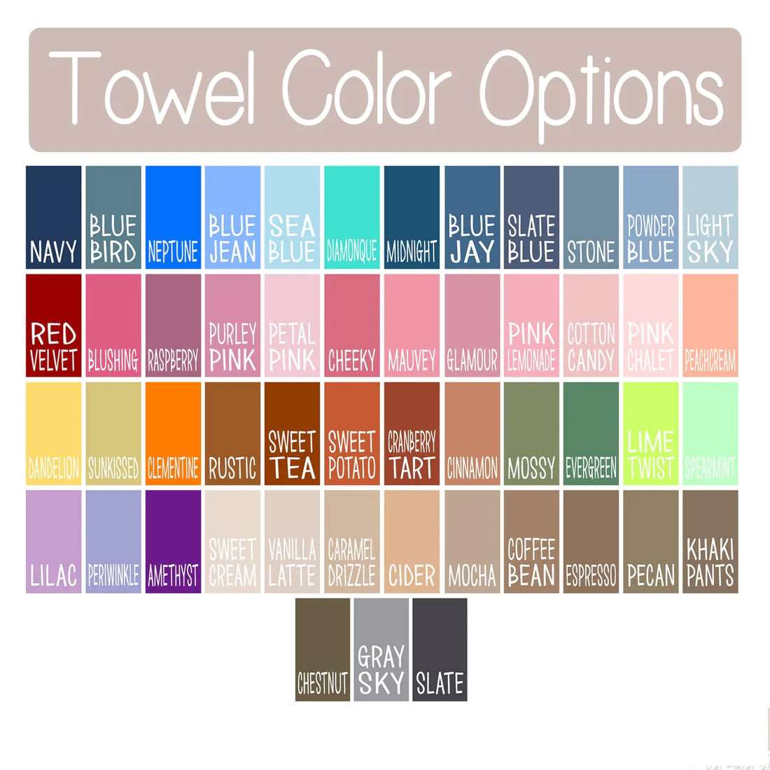 Personalized Beach Towel For Kids & Adults | 51 Colors