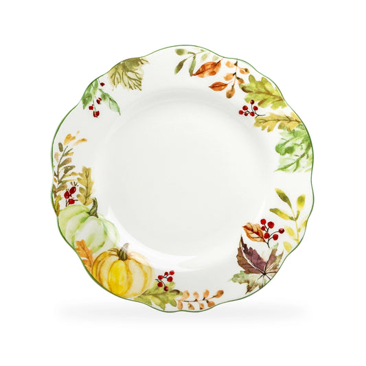 Turkey Autumn Harvest 10.5" Dinner Plate Set of 4