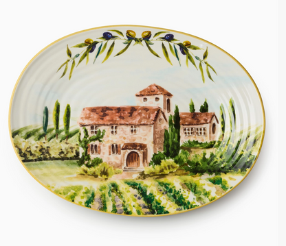 Tuscany Oval Platter 16in X 11.5in