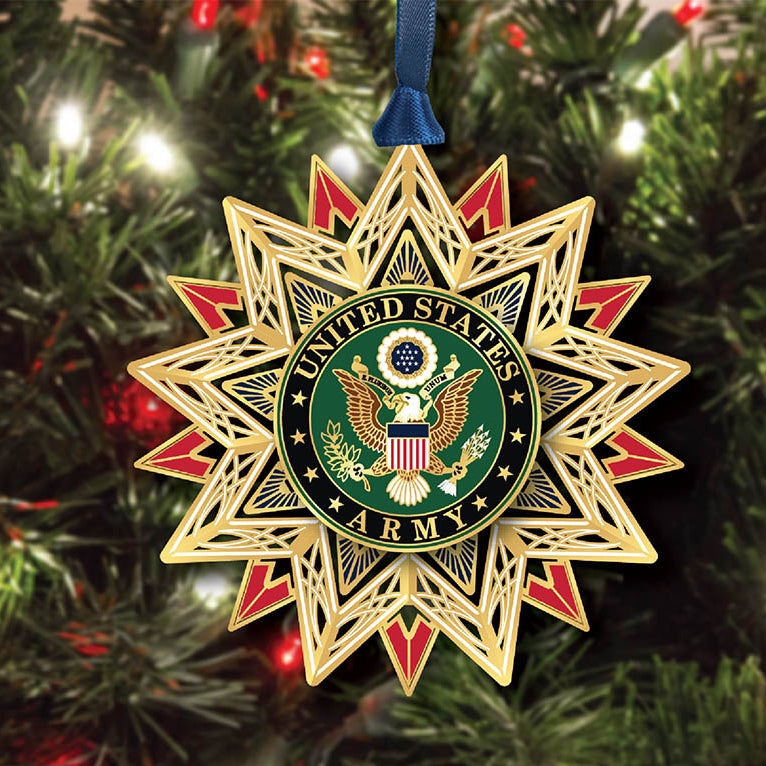 U.S. Army Star Brass Ornament