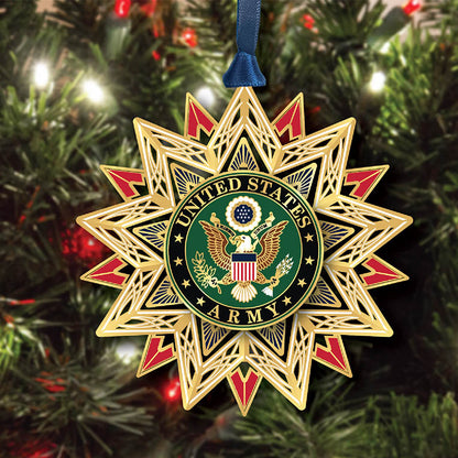 U.S. Army Star Brass Ornament