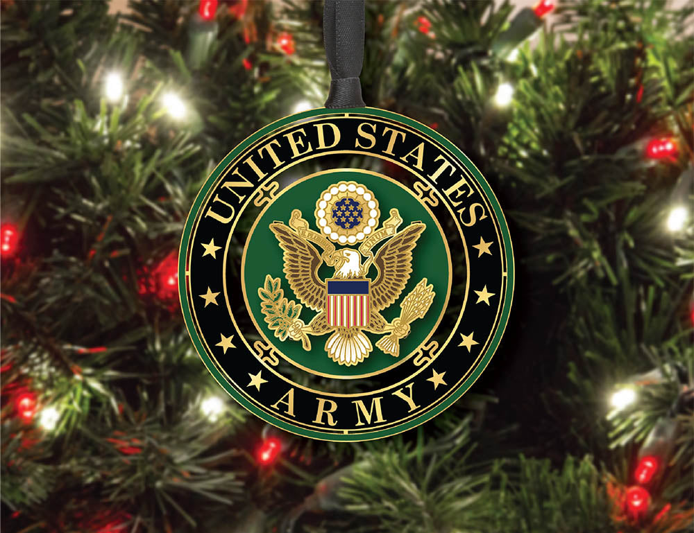 U.S. Army Symbol Brass Ornament