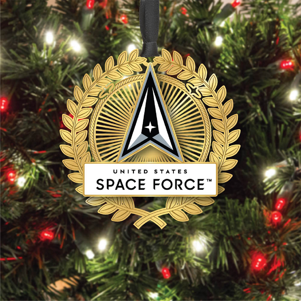 U.S. Space Force Seal Brass Ornament - NY Gift Boutique