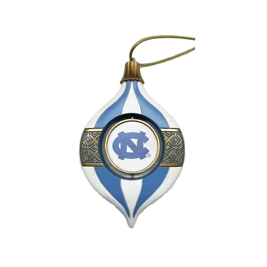 UNC 5.5" Spinning Bulb Holiday Ornament