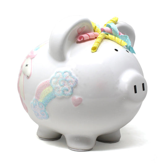Unicorns & Rainbows Pig - Money Bank