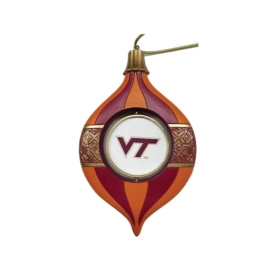 Virginia Tech 5.5" Spinning Bulb Holiday Ornament