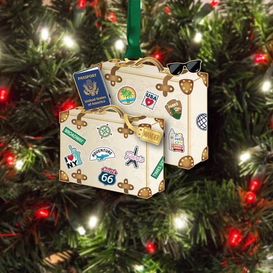 Wanderlust Brass Ornament