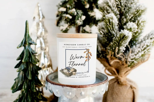 Warm Flannel 8oz Candle