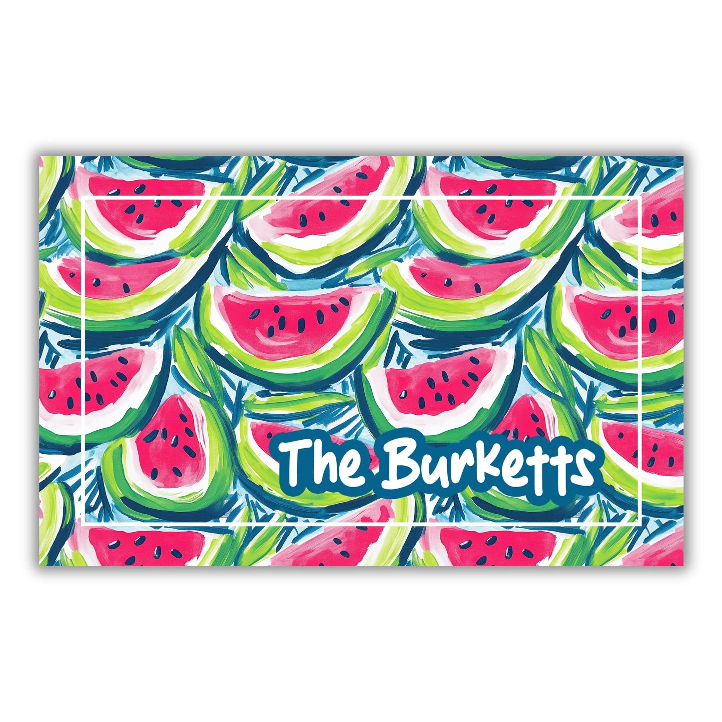 Watermelon Summer Door Mat