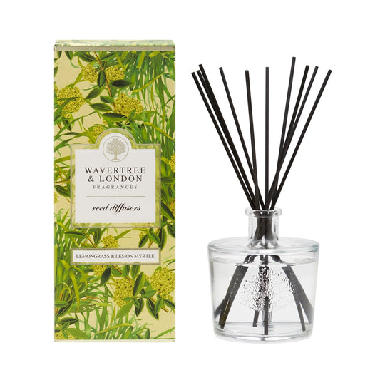 Wavertree & London diffuser with packaging on a white background