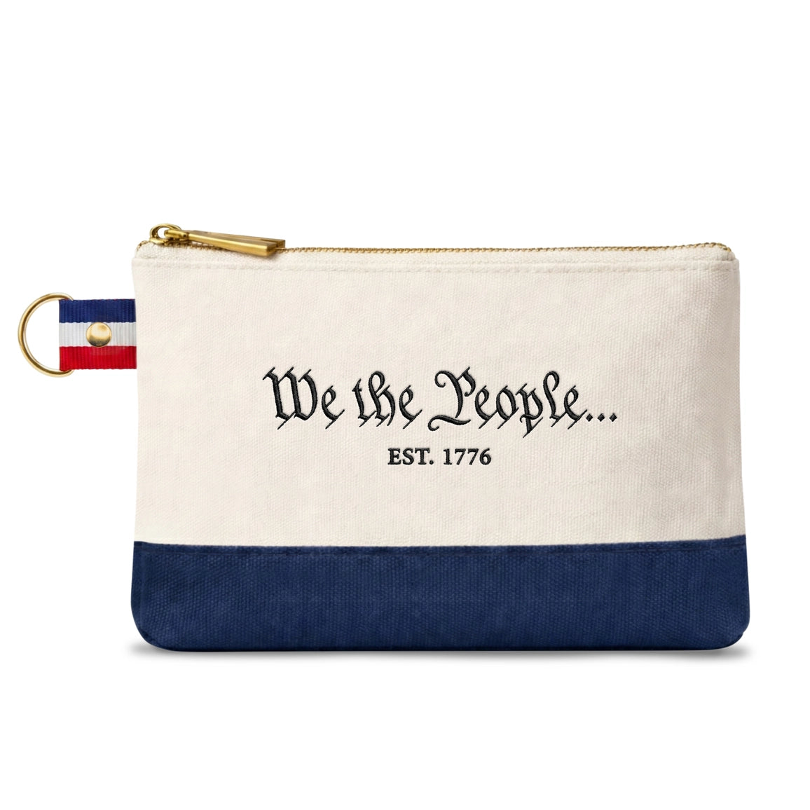 We The People Canvas Pouch Bag - Officially Licensed - NY Gift Boutique