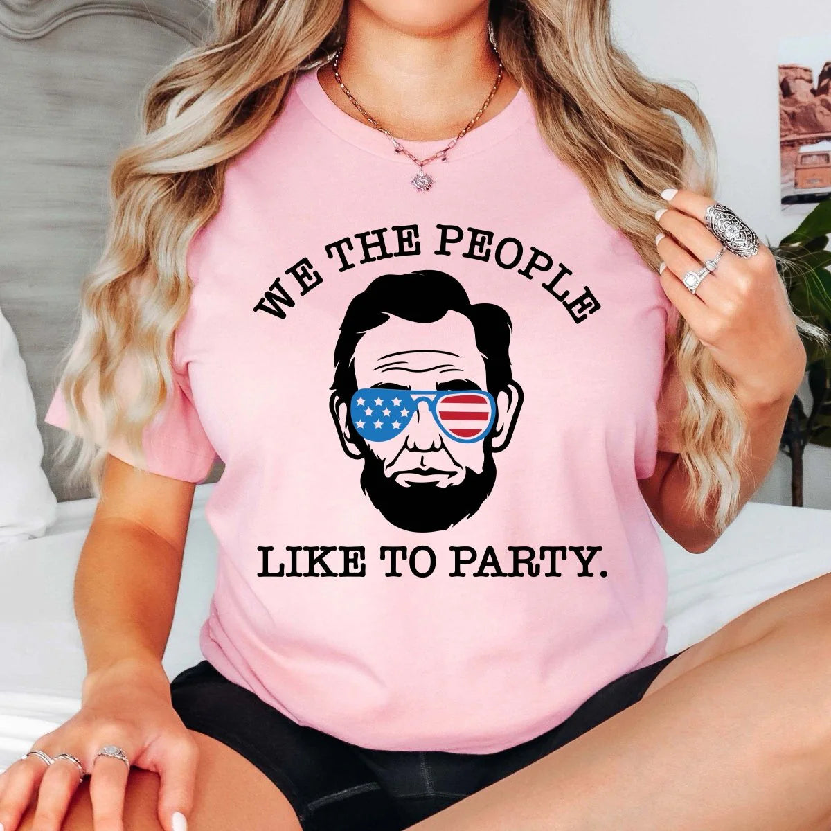 We The People Party Graphic T-Shirt