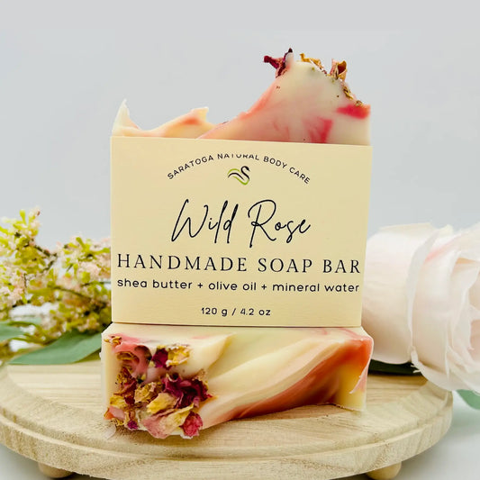 Wild Rose Handmade Soap Bar Vegan Cold Process