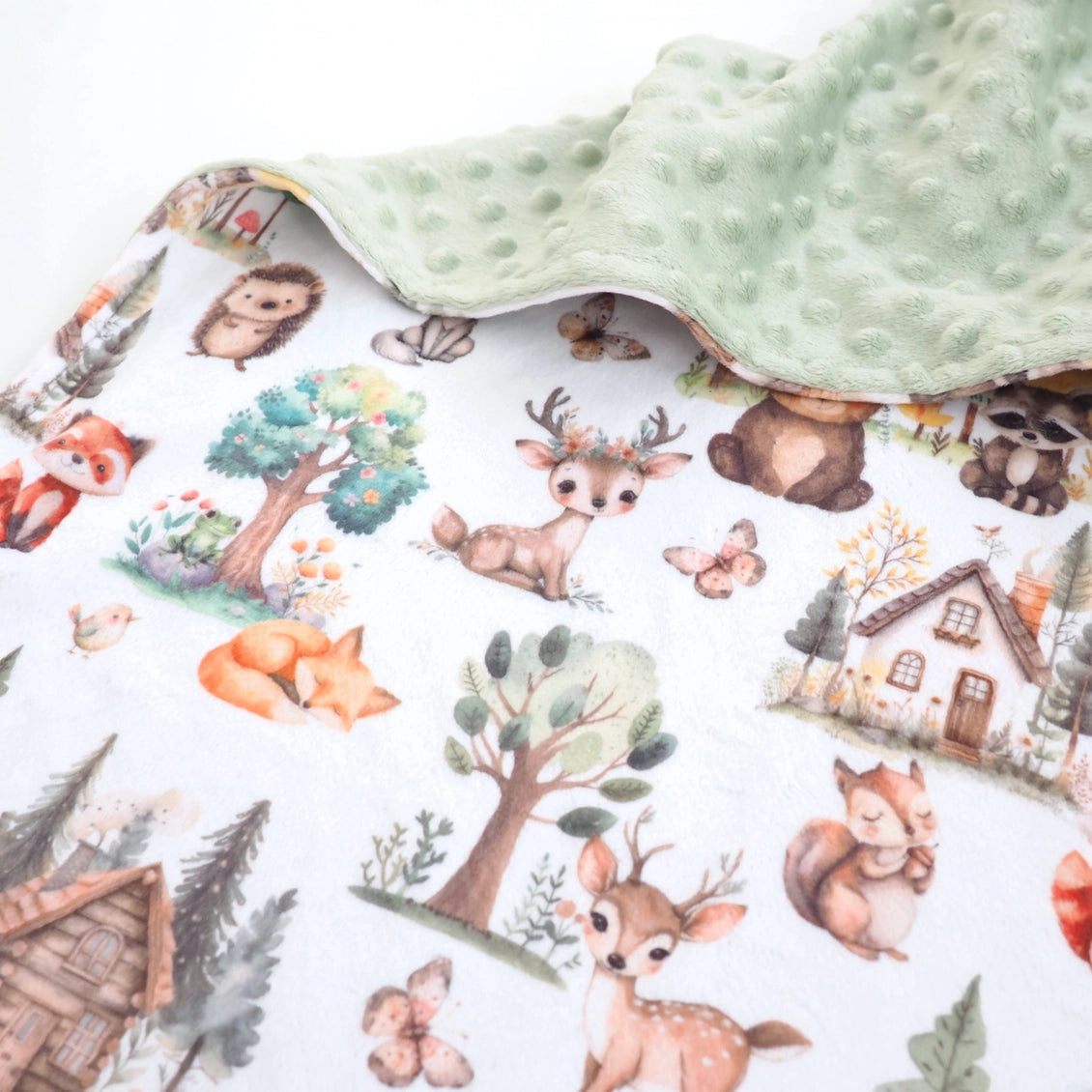 Woodsy Woodland - Minky Blanket