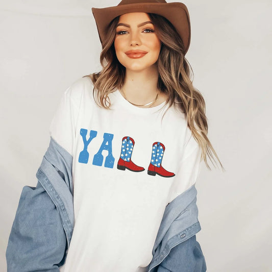 Y'all Boots Graphic Tee