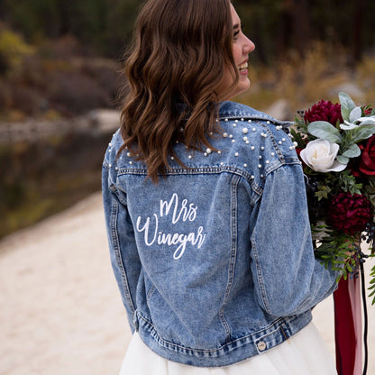 Classic Pearl Studded Jacket - NY Gift Boutique