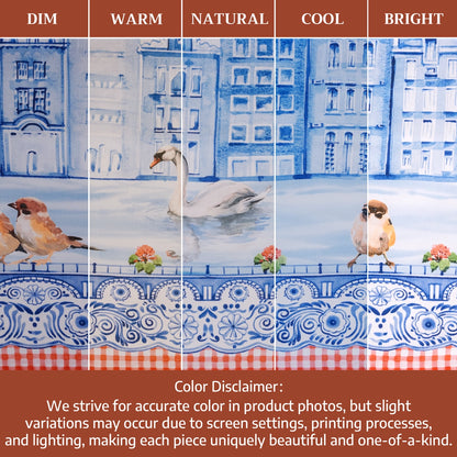 Amsterdam Canals - Placemats 100% Cotton 13" X 19" - Set of 4