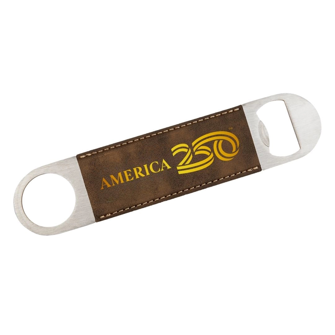 America 250 Leatherette Bottle Opener - Officially Licensed - NY Gift Boutique