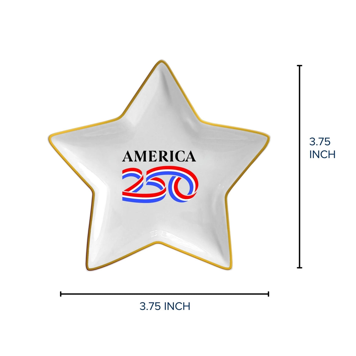 We The People Star Trinket Tray Dish - Officially Licensed - NY Gift Boutique