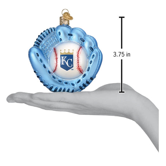 Kansas City Royals Blown Glass Ornament