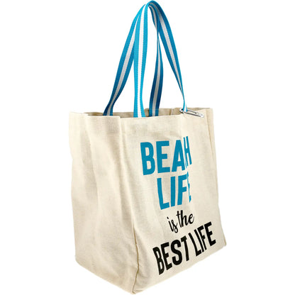 Beach Life is the Best Life- 100% Cotton Twill Gift Bag