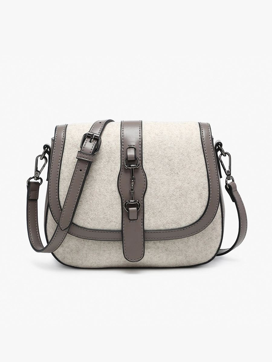 Vanna Woven Contrast Crossbody