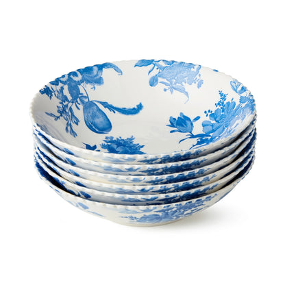 Gabrielle Blue 9x2" Soup Bowls set 12