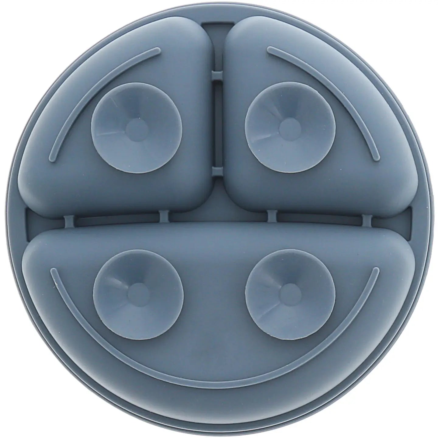 Camp Life - 7.75" Divided Silicone Suction Plate