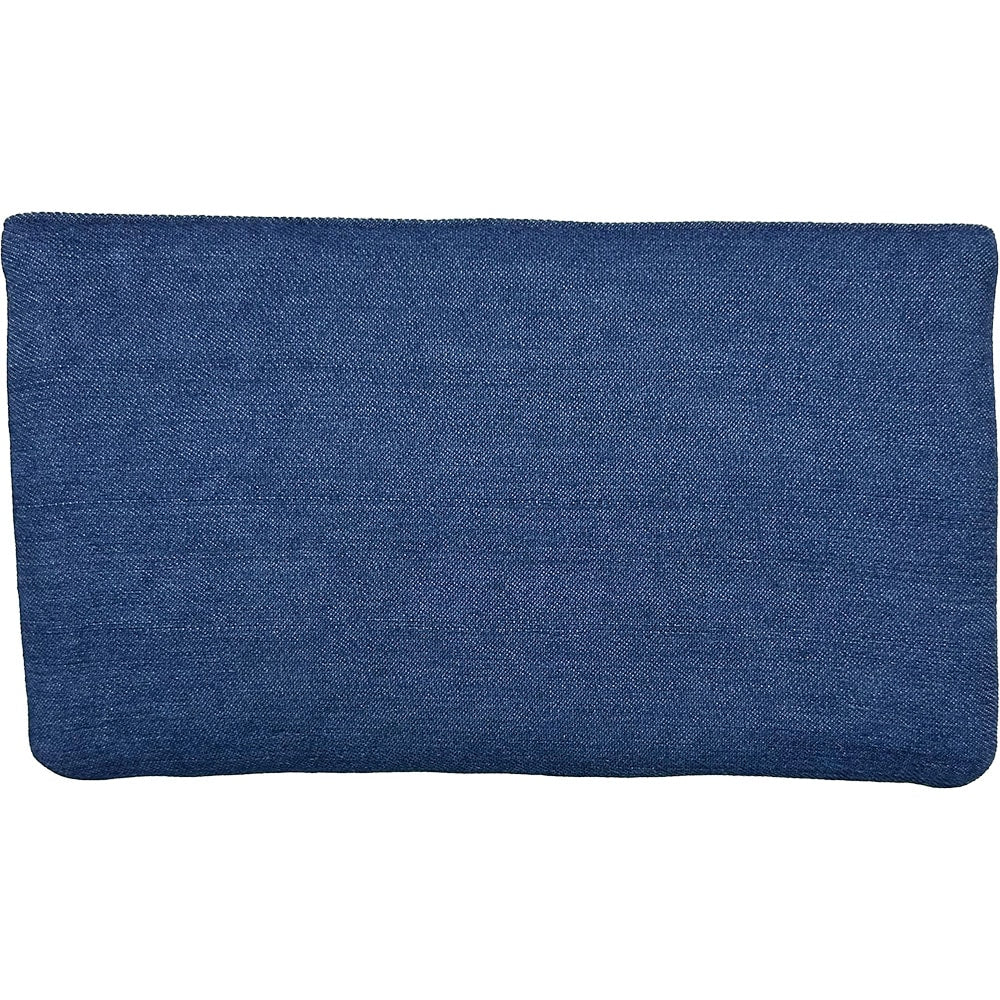 Denim Blue Howdy Beaded Clutch Bag - NY Gift Boutique