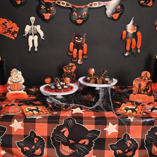 Pre-Order - Vintage Halloween Tissue Dancers 14". 3/pkg