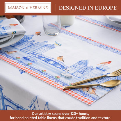 Amsterdam Canals - Placemats 100% Cotton 13" X 19" - Set of 4