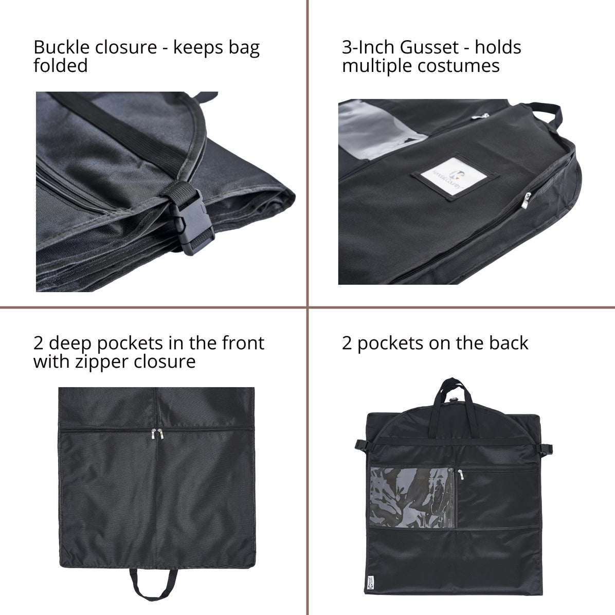 52" Waterproof Garment Bag (No Accessory Pouch)