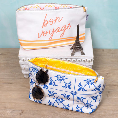 Bon Voyage - Zippered Pouch