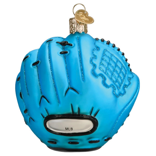 Marlins Baseball Cap Blown Glass Ornament