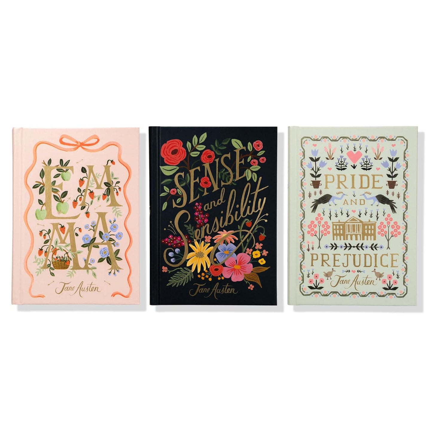 The Jane Austen Gift Set: A Puffin in Bloom 3-Book Collection: Pride and Prejudice, Emma, and Sense and Sensibility