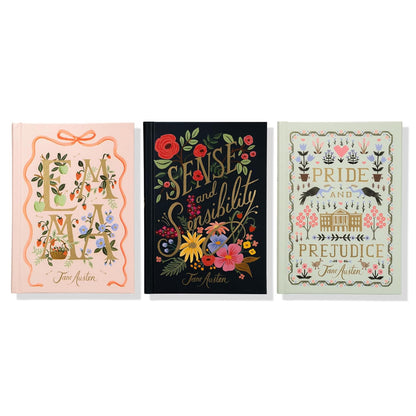 The Jane Austen Gift Set: A Puffin in Bloom 3-Book Collection: Pride and Prejudice, Emma, and Sense and Sensibility