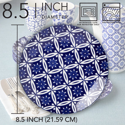 Madison Salad Plate 8.5" Set of 12- 6 Assorted Designs