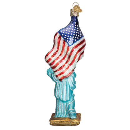 Statue of Liberty Blown Glass Ornament