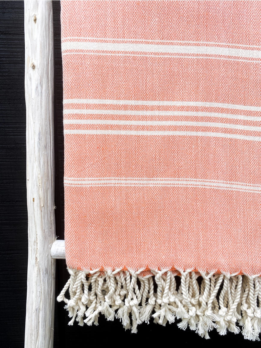 Sand Free Turkish Towel |Striped Beach Towel | Peshtemal - NY Gift Boutique