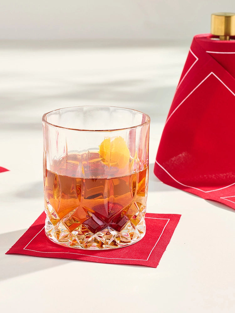 Solid Red Carpet Cocktail Napkin