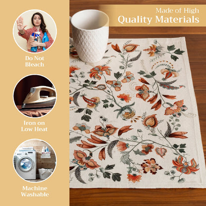 Dalida Fall -Placemats 100% Cotton 13" X 19" - Set of 4