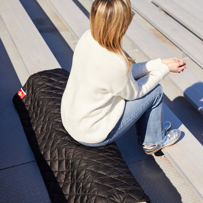 Black Waterproof Quilted Puffer Blanket
