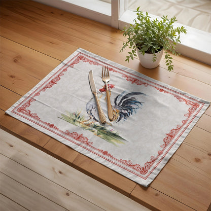 Campagne - Placemats 100% Cotton 13" X 19" - Set of 4