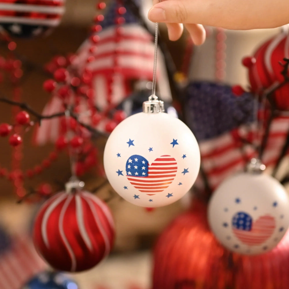 Independence Day Bauble, 16 Pc Ornament Set